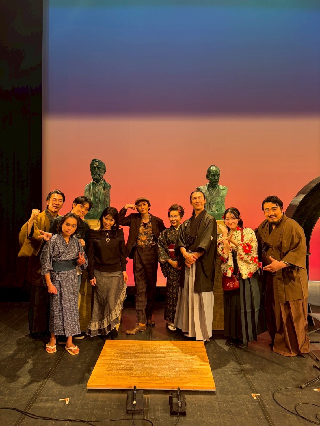 『地域の歴史を知る歌劇～小栗忠順～』の舞台美術を制作